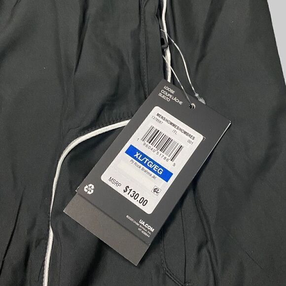 Under Armour Mens Project Rock Brahma Black/ White Jacket size XL New with Tags - Picture 9 of 9